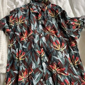 Burgundy resort shirt